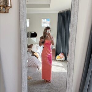 White Fox Boutique Pink Midi Dress